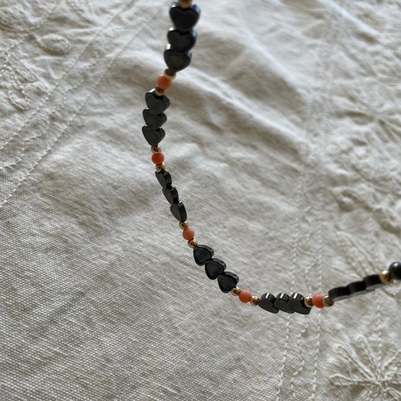 3For$20/Heart Shaped Hematite Beads Necklace - Picture 4 of 6